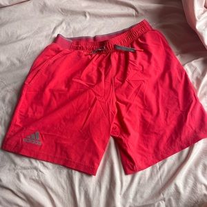 Mens adidas hot pink shorts